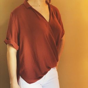 Silence + Noise Surplice Top